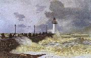 Claude Monet La Jettee Du Havre oil on canvas